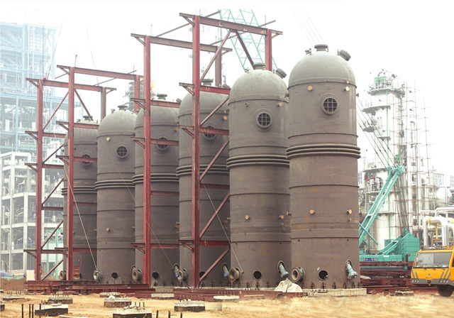 Ethylene glycol hydrogenation reactor